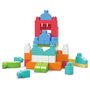 Mega Bloks Bolsa de Construcción de 60 Piezas Azul