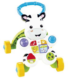 Fisher-Price Andador Cebra Parlanchina Primeros Pasos Dld87 para Bebés +6 Meses con Múltiples Actividades y Música