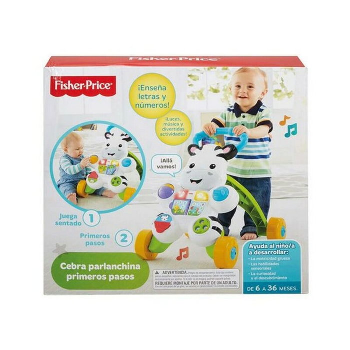 Fisher-Price Andador Cebra Parlanchina Primeros Pasos Fisher-Price Andador Cebra Parlanchina Primeros Pasos