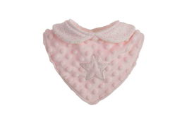 Creaciones Llopis Babero Sweet Estrellitas Rosa 20 Cm Edad Mínima Recomendada 3 Años