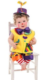 Creaciones Llopis Disfraz Bebe Payasín Love talla 1-2 años