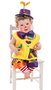 Creaciones Llopis Disfraz Bebé Payasín Love Talla 1-2 Años