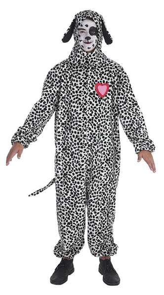 Creaciones Llopis Disfraz Adulto Dálmata Corazón Talla L Mono y Capucha Creaciones Llopis Disfraz Adulto Dálmata Corazón Talla L Mono y Capucha