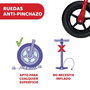 Chicco Bicicleta sin pedales Bullet roja 10 pulgadas perfecta para adquirir el equilibrio