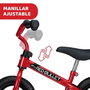 Chicco Bicicleta sin pedales Bullet roja 10 pulgadas perfecta para adquirir el equilibrio