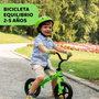 Chicco Bicicleta sin Pedales S Bullet Verde 10 Pulgadas para Niños de 2 a 5 Años Ideal para el Equilibrio