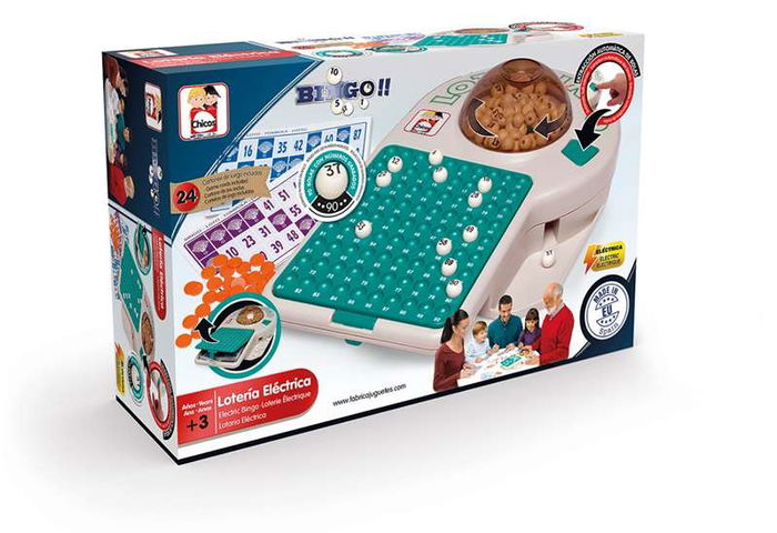 Chicos Bingo Electrónico con 24 Cartones 22x37x10 cm Chicos Bingo Electrónico con 24 Cartones 22x37x10 cm