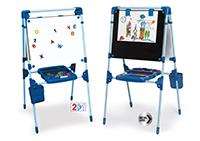 Chicos Pizarra 2 en 1 Magnética y para Tizas 63x60x120 cm Incluye 64 Piezas Chicos Pizarra 2 en 1 Magnética y para Tizas 63x60x120 cm Incluye 64 Piezas