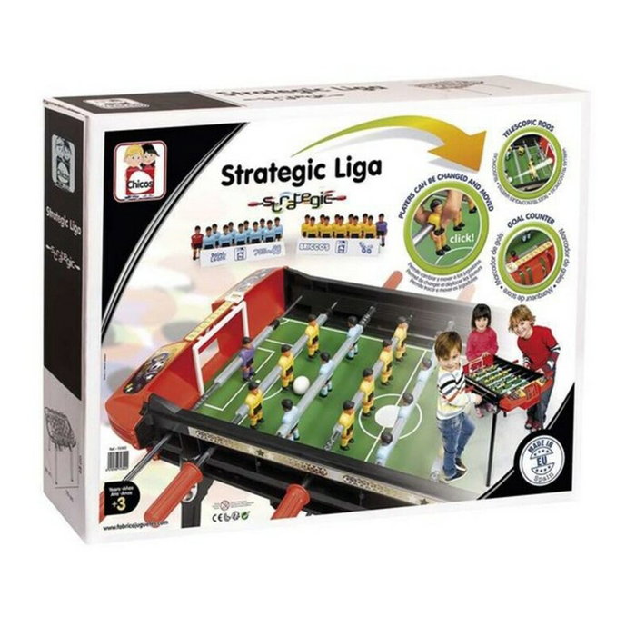 Chicos Futbolín Strategic Liga con jugadores móviles