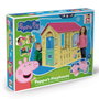 Peppa Pig Casita de juguete Peppa Pig 89503 con personajes y accesorios, idioma español, +2 años