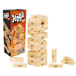 Hasbro Games A2120 Jenga Juego de Habilidad y Mental para Mayores de 6 Años