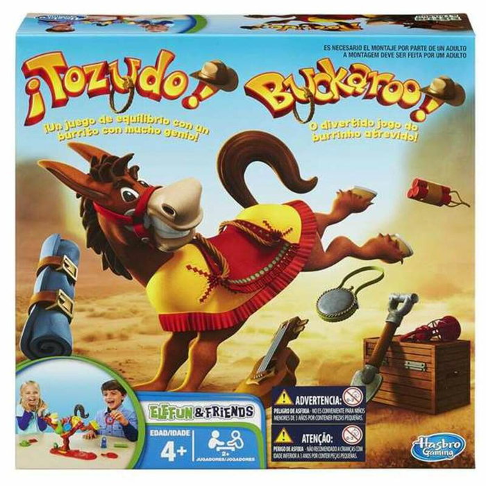 Hasbro Tozudo - Juego de equilibrio y habilidad con burrito interactivo Hasbro Tozudo - Juego de equilibrio y habilidad con burrito interactivo