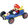 CARRERA Mario Kart Mach 8 Mario - Coche de Carreras Control Remoto Azul y Amarillo