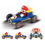 CARRERA Mario Kart Mach 8 Mario - Coche de Carreras Control Remoto Azul y Amarillo