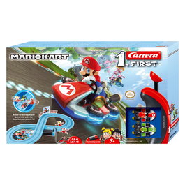 Carrera Pista de Carreras Nintendo Mario Kart con 2 Coches (Mario y Yoshi) 2,4 Metros
