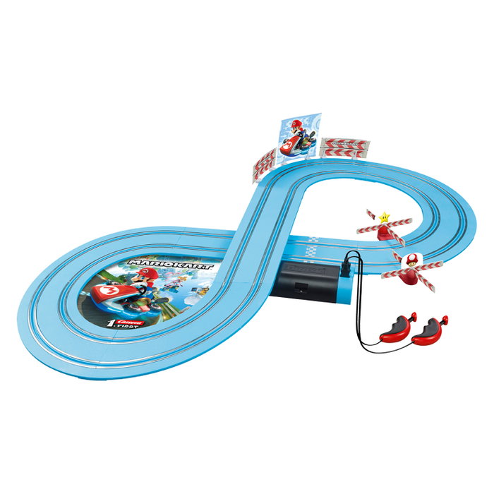 Carrera Pista de Carreras Nintendo Mario Kart con 2 Coches (Mario y Yoshi) 2,4 Metros