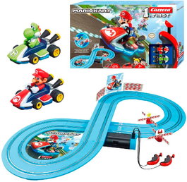 Carrera First!! Circuito Mario Kart con Mario y Yoshi, Pista de 2,4 m, +3 años