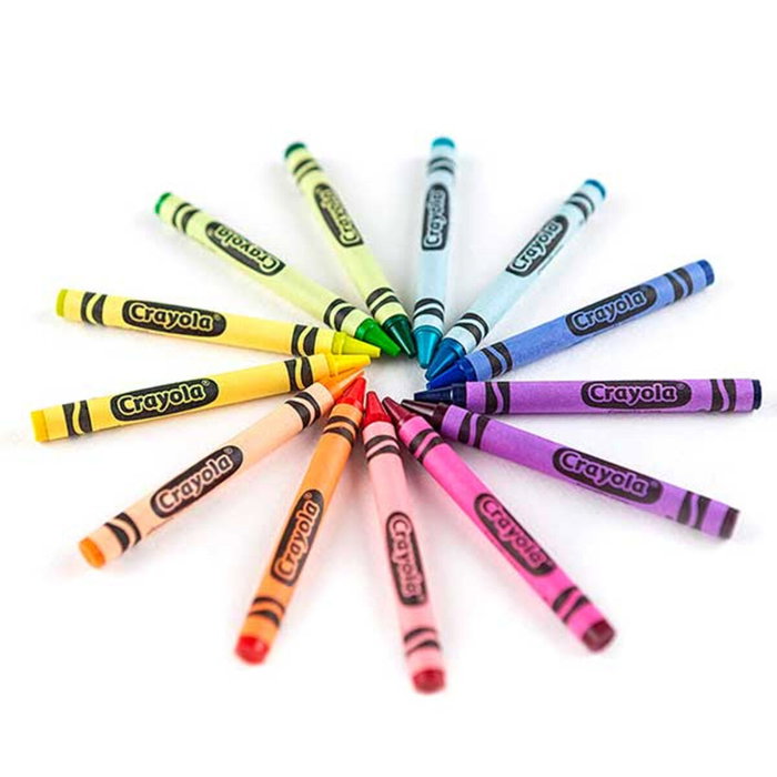 Crayola Juego de Crayones de Cera de 64 Colores con Sacapuntas
