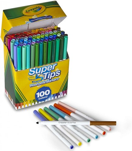 Crayola Rotuladores Punta Lavables 100 Unidades Crayola Rotuladores Punta Lavables 100 Unidades