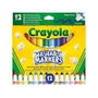 Crayola 12 Rotuladores Súper Lavables Maxi Punta