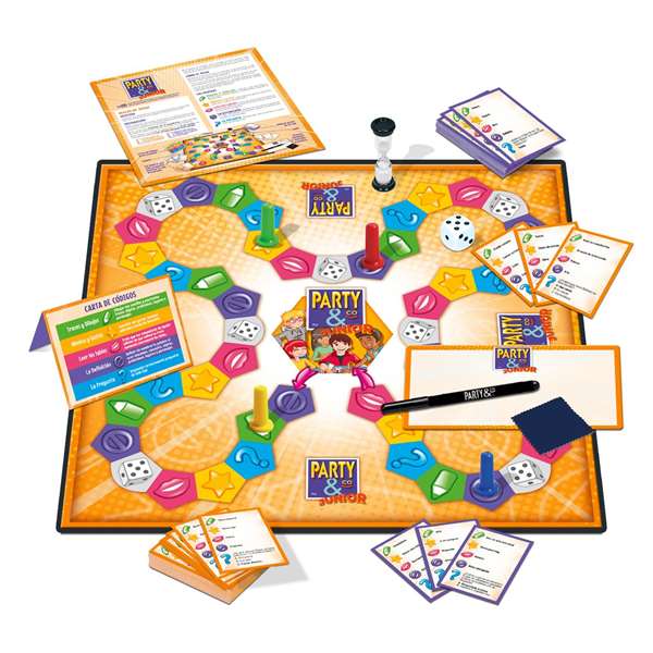 Diset Party & Co Junior 10103 Juego de Mesa Educativo en Español para Niños +8 Años
