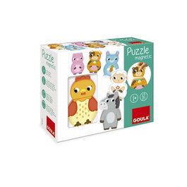 Goula Puzzle Magnético Intercambiable Granja de 12 piezas