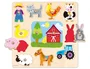 Goula Puzzle Siluetas Granja 12 Piezas de Madera
