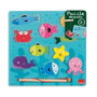 Goula Puzzle encajable pesca Magnético de madera de 11 Piezas