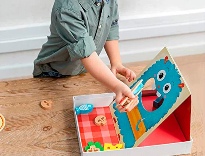 Goula Hungry Monster Juego de destreza de madera Goula Hungry Monster Juego de destreza de madera