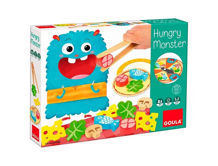 Goula Hungry Monster Juego de destreza de madera Goula Hungry Monster Juego de destreza de madera