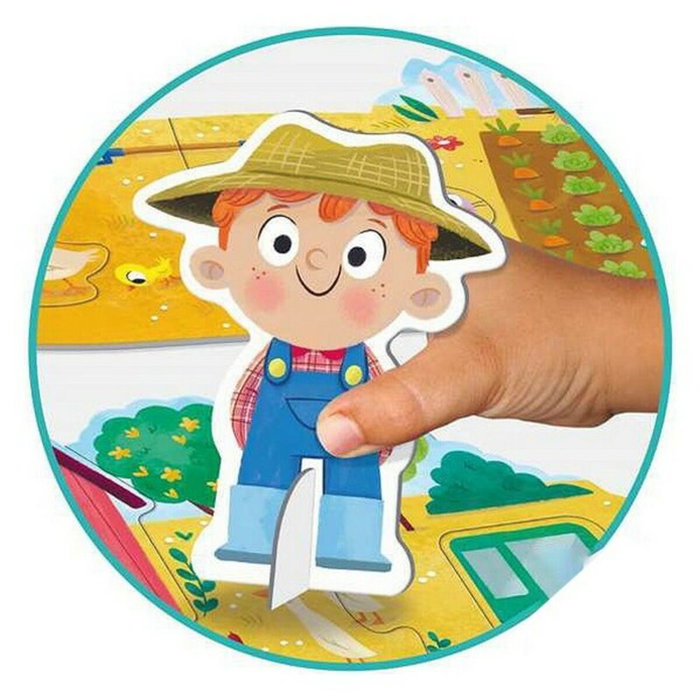 Diset Goula Puzzle XXL Granja de cartón