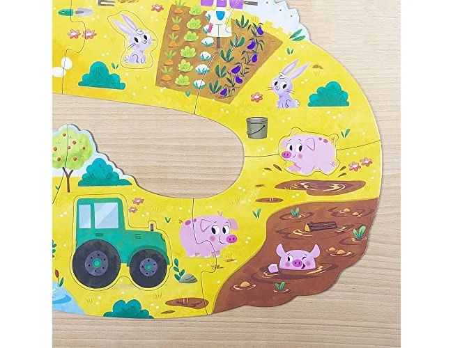 Goula Puzzle XXL Granja de cartón