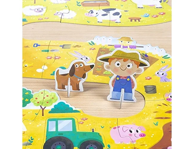 Goula Puzzle XXL Granja de cartón