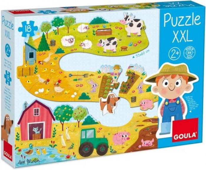 Diset Goula Puzzle XXL Granja de Cartón