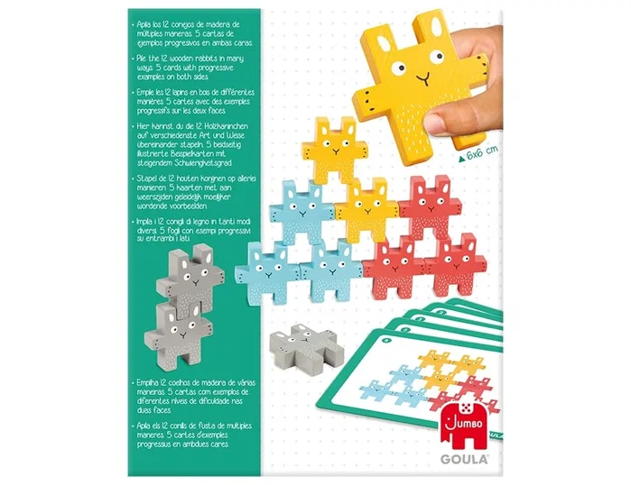 Goula Juego didáctico apilable conejito Goula Juego didáctico apilable conejito