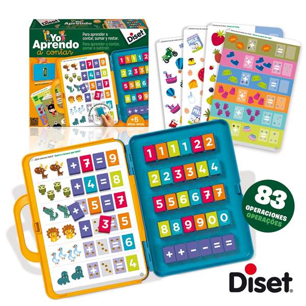 Diset Juego Yo Aprendo a Contar - Juego Educativo de Cálculo y Aritmética para Niños a partir de 5 Años