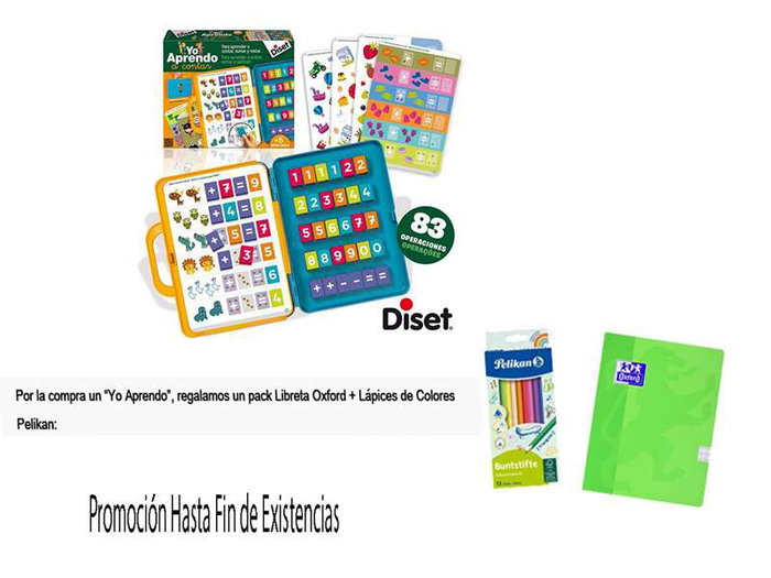 Diset Juego Yo Aprendo a Contar - Juego Educativo de Cálculo y Aritmética para Niños a partir de 5 Años