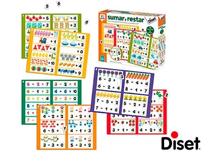 Diset Juego didáctico para sumar y restar