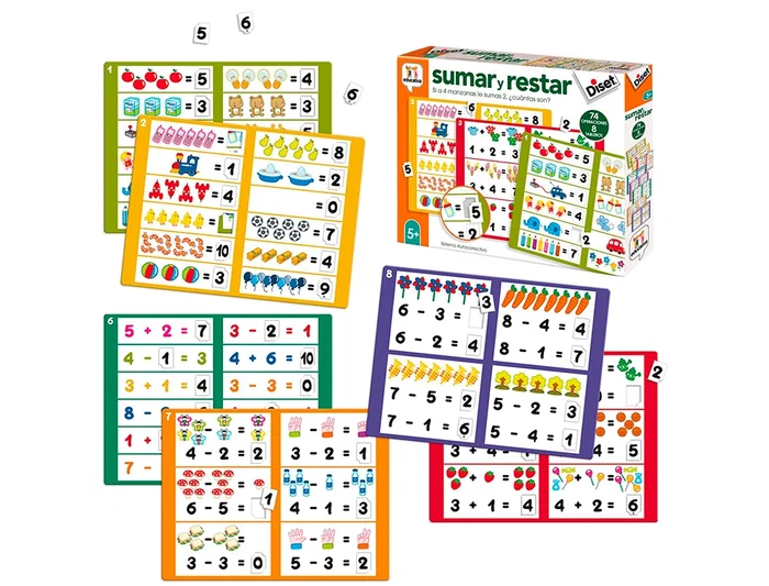 Diset Juego didáctico para sumar y restar