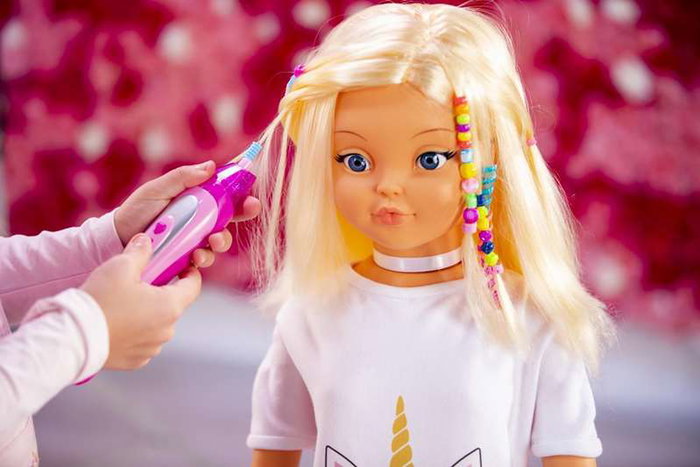 Jesmar Muñeca Rosaura le crece el pelo para hacerle mil peinados 105cm