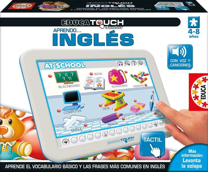 EDUCA Touch Junior Aprendo Inglés con 6 láminas de actividades EDUCA Touch Junior Aprendo Inglés con 6 láminas de actividades