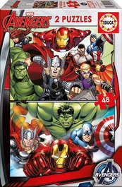 Educa Puzzle 2x48 Piezas Avengers