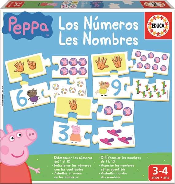 Educa Juego Aprendo Los Números con Peppa Pig - Modelos Surtidos