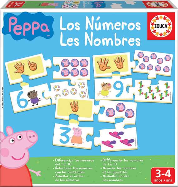 Educa Juego Aprendo Los Números con Peppa Pig - Modelos Surtidos