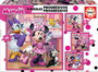 Educa Puzzles Progresivos Minnie Happy Helpers 12-16-20-25 Piezas Edad 3-5 Años