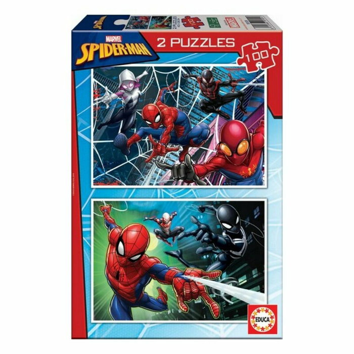 Educa Puzzle 2x100 piezas Spiderman