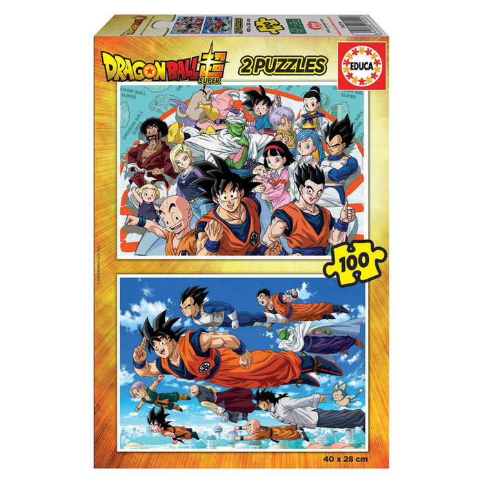 Educa Borrás Puzzle Dragon Ball 2x100 piezas Educa Borrás Puzzle Dragon Ball 2x100 piezas