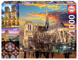 EDUCA BORRAS Collage de Notre Dame Puzzle 1000 piezas