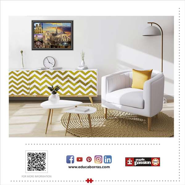 Educa Puzzle 1000 piezas Collage de Notre Dame