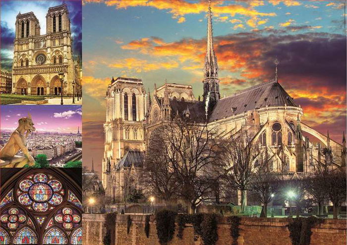 Educa Puzzle 1000 piezas Collage de Notre Dame